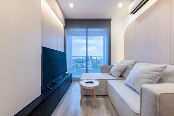 living room of Ideo Mobi Sukhumvit 66