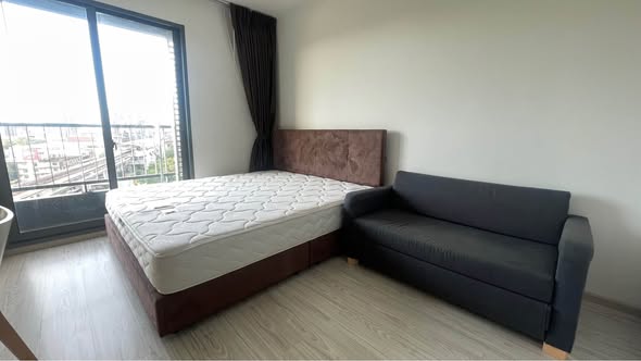bedroom of Ideo Mobi Sukhumvit Eastgate