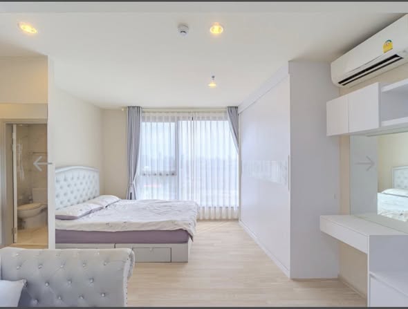 bedroom of Ideo Mobi Sukhumvit Eastpoint