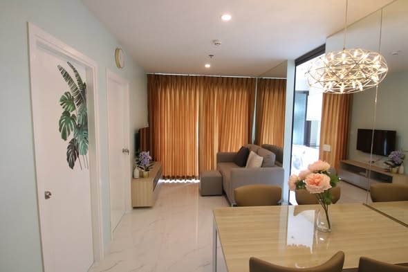 living room and bedroom of Ideo O2 – Building A