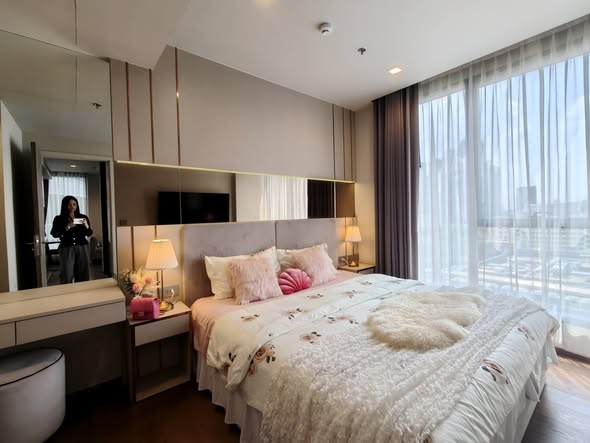 bedroom of Ideo Q Sukhumvit 36