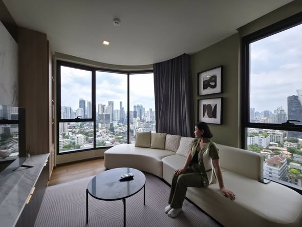 living room of Ideo Q Sukhumvit 36