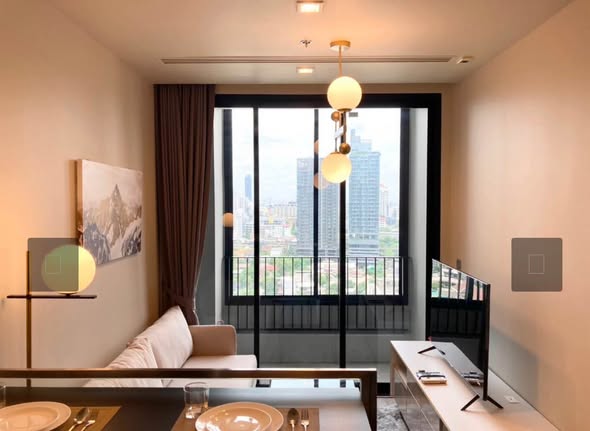living room of Ideo Q Sukhumvit 36