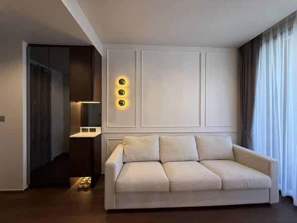 living room and bedroom of Ideo Q Sukhumvit 36