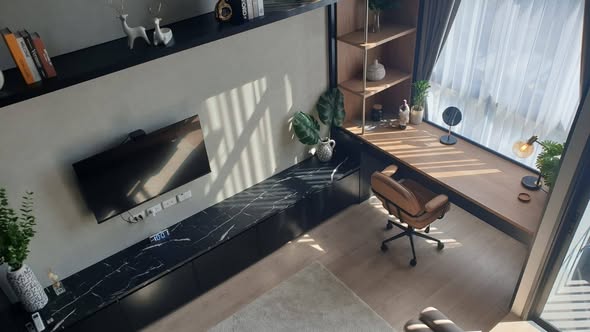 living room of IDEO Rama9 – Asoke