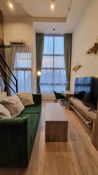 living room of IDEO Rama9 – Asoke