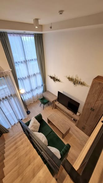 living room of IDEO Rama9 – Asoke