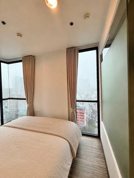 bedroom of IDEO Ratchada-Huai Khwang