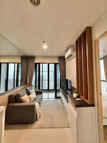 living room and room interior of IDEO Ratchada-Huai Khwang