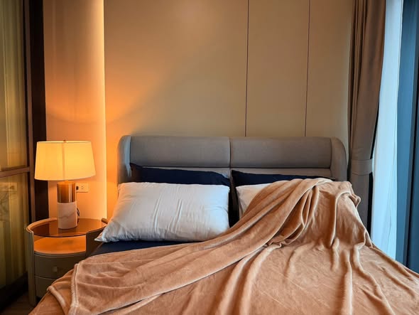 bedroom of IDEO Sukhumvit Rama 4 ไอดีโอ สุขุมวิท-พระราม 4