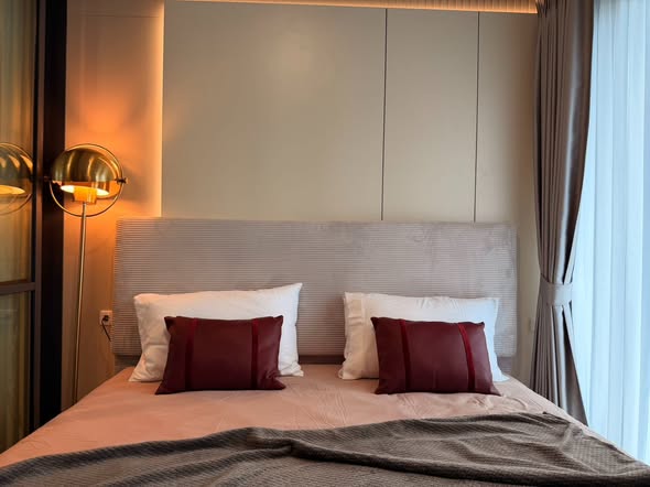 bedroom of IDEO Sukhumvit Rama 4 ไอดีโอ สุขุมวิท-พระราม 4
