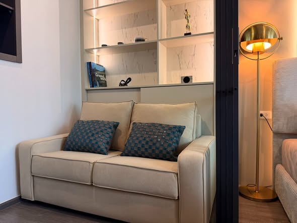 living room of IDEO Sukhumvit Rama 4 ไอดีโอ สุขุมวิท-พระราม 4