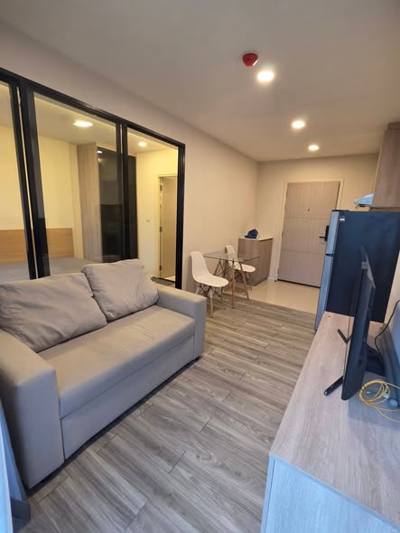 living room and room interior of IKON SUKHUMVIT 77 CONDOMINIUM