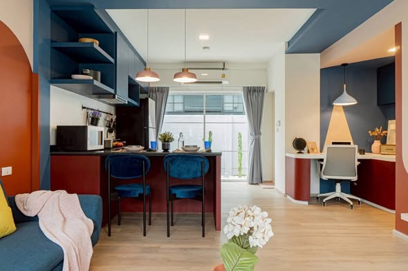 living room of indy 2 Bangna-Ramkhamhaeng 2