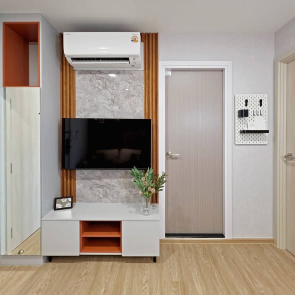 bedroom and room interior of KAVE LUMINOUS BANGMOD Sale Gallery l เคฟ ลูมินัส บางมด สำนักงานขาย
