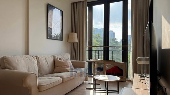 bedroom and living room of Kawa Haus