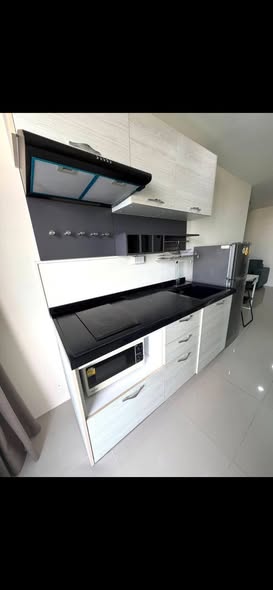 kitchen of KES Ratchada Condominium