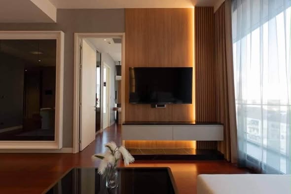 bedroom and living room and room interior of KHUN by YOO