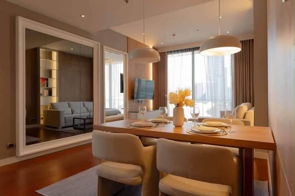 living room and room interior of KHUN by YOO