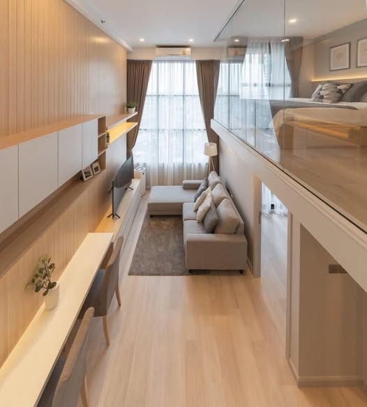 bedroom and bathroom of KnightsBridge Prime Sathon