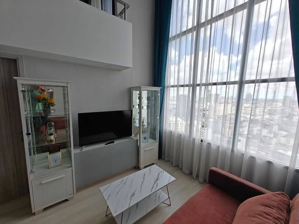 living room and bedroom and room interior of KnightsBridge Prime Sathon