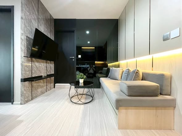 living room and room interior of Life Asoke Hype