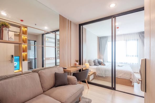 living room and bedroom and room interior of Life Asoke