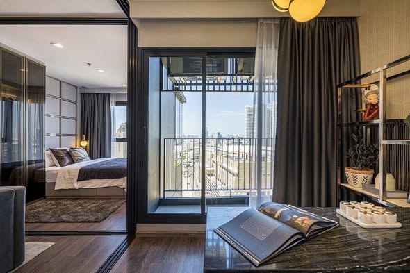 bedroom and living room and room interior of Life Ladprao Valley
