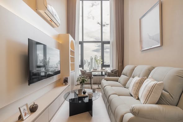 living room of Life Rama 4 – Asoke
