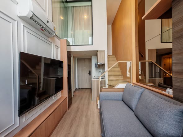 living room and room interior of Life Rama 4 – Asoke