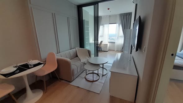 living room and room interior of Life Rama 4 – Asoke