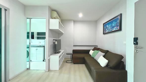 living room and bedroom of Life Ratchadapisek