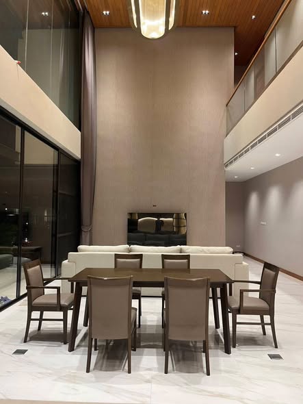 living room and room interior of หมู่บ้านเอเวอร์​กรีนวิลล์