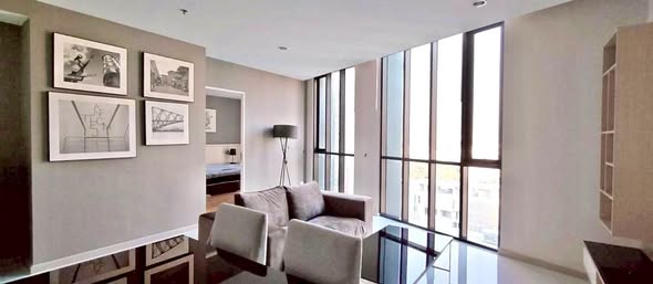 living room and room interior of อัพเอกมัยคอนโดมิเนียม