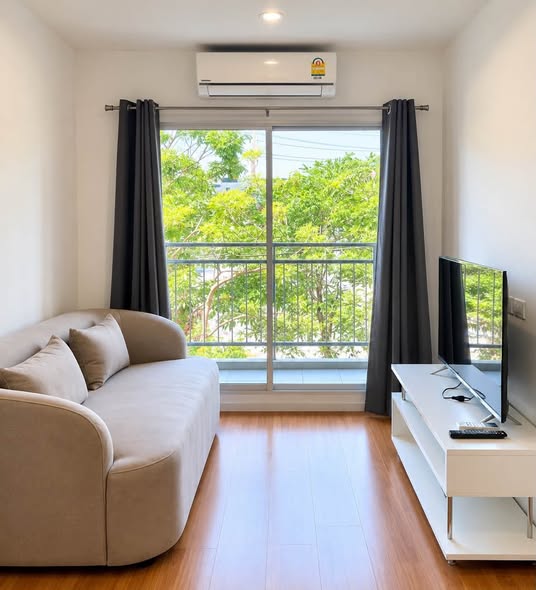 living room and bedroom and room interior of Lumpini Place Bang Na