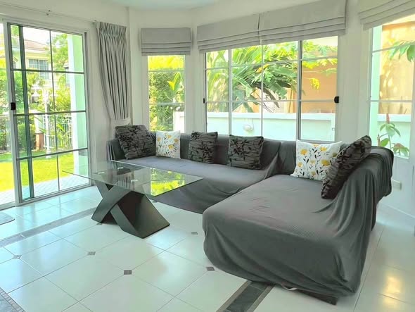 living room and bedroom and room interior of Manthana Onnut-Wongwaen 1