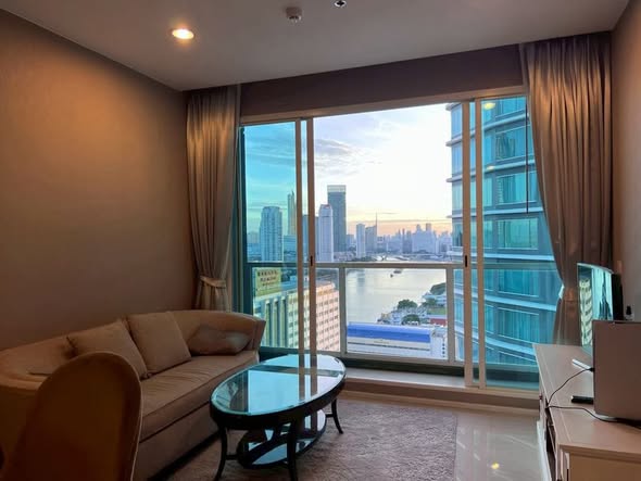 bedroom of Menam Residences Condominium