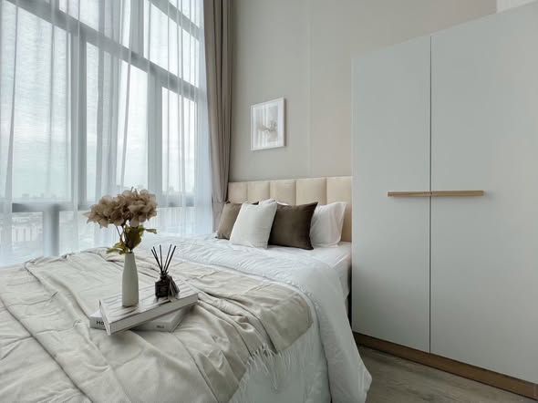 bedroom and room interior of Metro Sky Prachachuen
