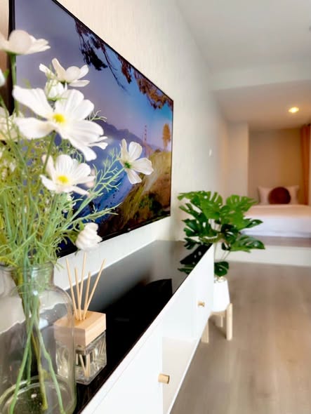 living room and bedroom and room interior of Metro Sky Prachachuen