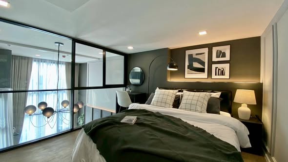 bedroom of Modiz Sukhumvit 50 โมดิซ สุขุมวิท 50