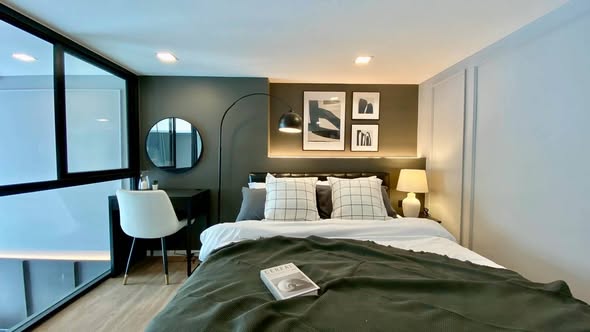 bedroom of Modiz Sukhumvit 50 โมดิซ สุขุมวิท 50