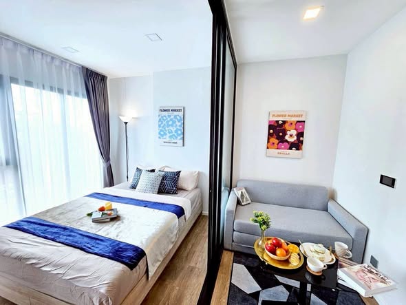 bedroom of Modiz Sukhumvit 50 โมดิซ สุขุมวิท 50