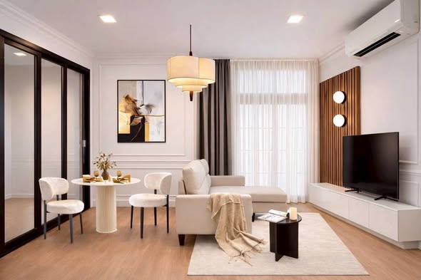 living room of Modiz Sukhumvit 50 โมดิซ สุขุมวิท 50