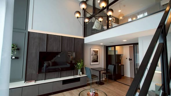 living room of Modiz Sukhumvit 50 โมดิซ สุขุมวิท 50