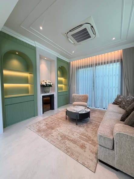bedroom and living room of Narinsiri Rama 9 – Krungthep Kreetha