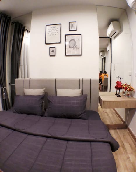 bedroom of Niche MONO Sukhumvit Bearing