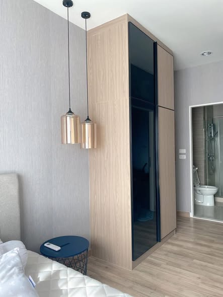 room interior and bathroom of Niche MONO Sukhumvit Bearing
