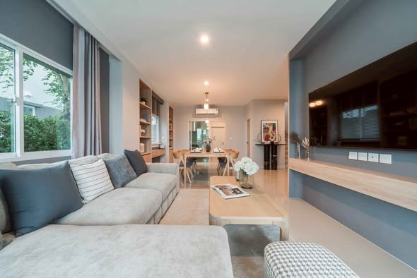 living room of Nirvana ABSOLUTE Krungthep Kreetha