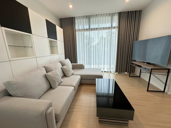 bedroom and living room of Nirvana Define Srinakarin-Rama9