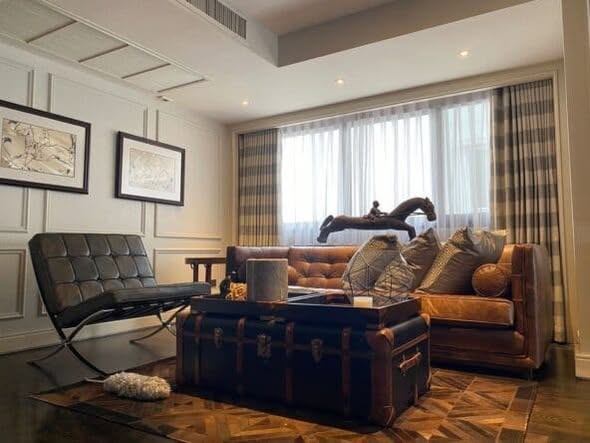 living room and bedroom of Noble BE 19